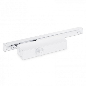Notedo Доводчик DC-025-095 SL+HO+DA+BC до 100кг (белый)