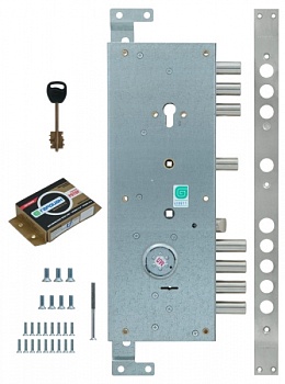 Гардиан 2514 Т универс. 5 кл. ЗЩ ЗД б/о перекодировка Замок врезной тяж.