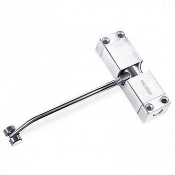 Доводчик пружинный DS-10 (серебро) до 10 кг