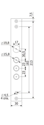 Ответная планка "Гардиан 3011"