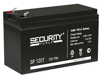 Аккумулятор 7 а/ч SF 1207