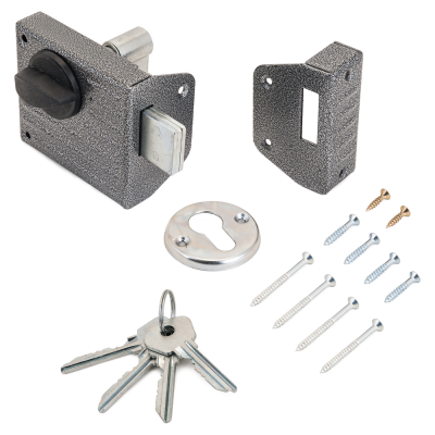 Димитровград ЗН 1-6 "Зенит" Замок накладной (серебро)