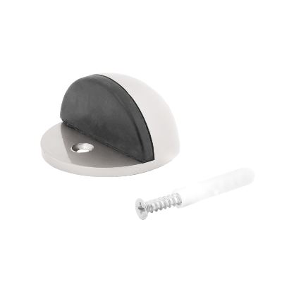 АЛЛЮР Ограничитель дверной круглый G-7018 (мат. хром)