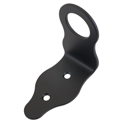 Домарт Проушина усиленная 80х80х45 угловая (черный)