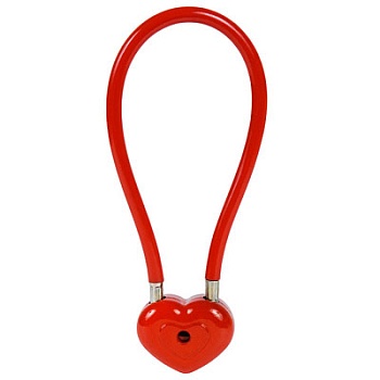 Чебоксары ВС 2-28А замок трос 33 см "сердечко"