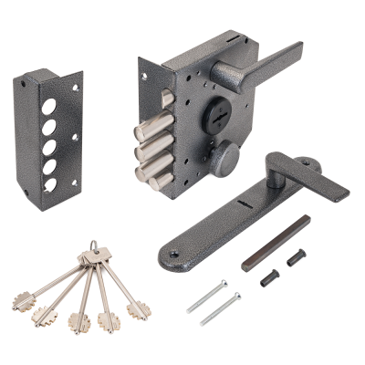 Герион "Эталон НРЗ" Правый для ВНУТР. дверей с/ручкой 5 кл Замок накладной