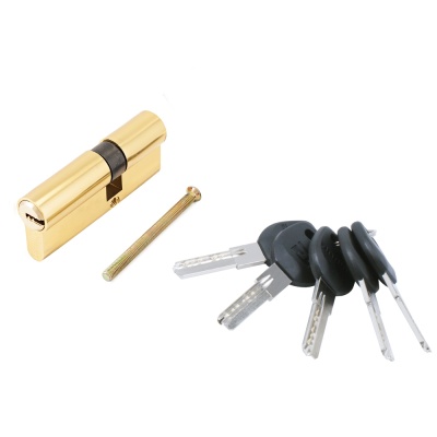 АЛЛЮР F 80 (35*45) PB перфокл/кл Цилиндровый механизм (латунь)