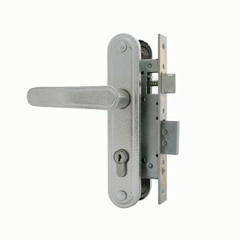 Димитровград ЗВ4-70 Замок врезной с ручками (титан)