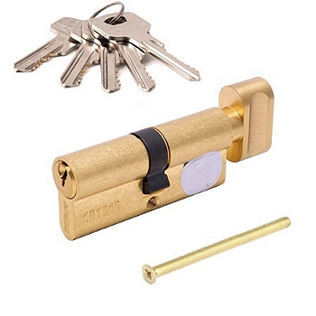 Апекс SC-70-Z-С-G (35х35) англ.кл/верт Цилиндровый механизм (золото)