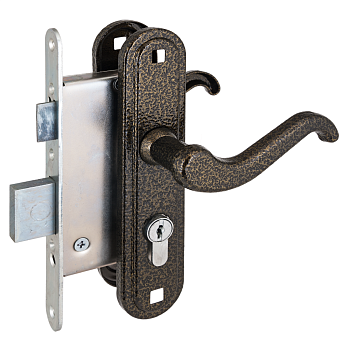 Димитровград "Зенит" 4-3.02 (бронза)Замок врезной с ручками 