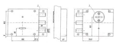 С.Петербург ЗН4 Богатырь-2 Замок накладной