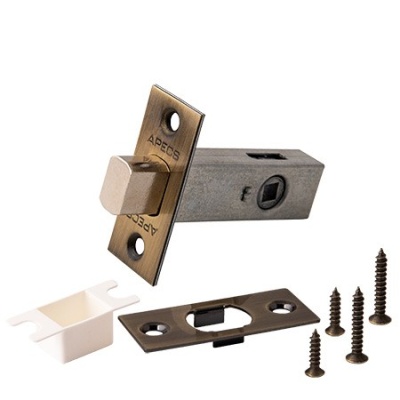 Апекс Задвижка дверная L-0126-AB (бронза)