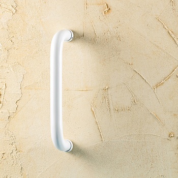 Новгород Ручка-скоба C-образная (250 мм) (белая)