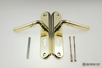 Комплект ручек Рязань ЗВ4-31/55 РФ (78926) (золото)