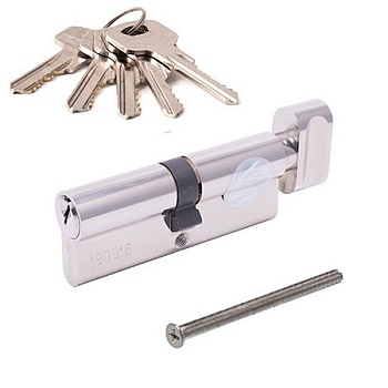 Апекс SC-80-Z-C-Ni (40х40) англ.кл/верт Цилиндровый механизм (никель)