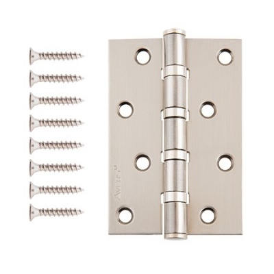 AVERS петли 100*75*2,5-B2-Steel-NIS-накладная без врезки (никель)