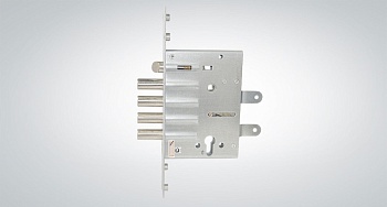 КРИТ Замок врезной ЗВ-7РК-006-Хп торц. защелки б/о, без ЦМ, м/о 85 мм Замок врезной тяж.